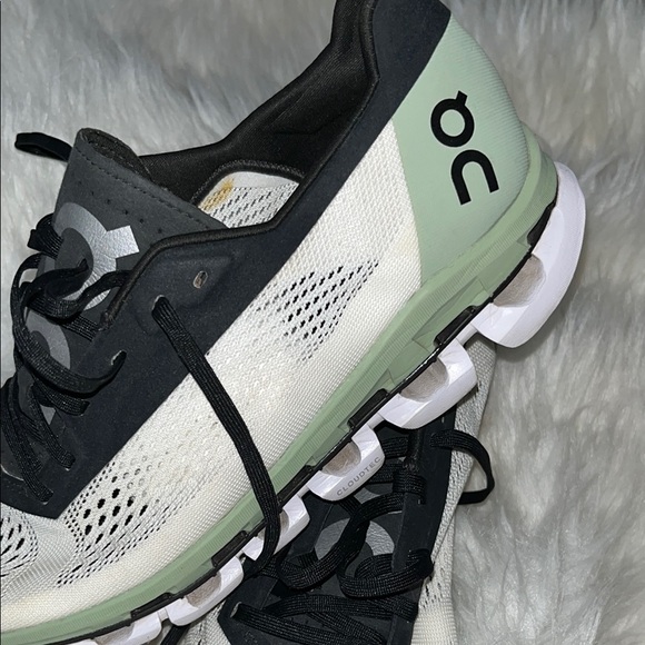 On Running Women's Black and White Athletic Shoes - Picture 4 of 16